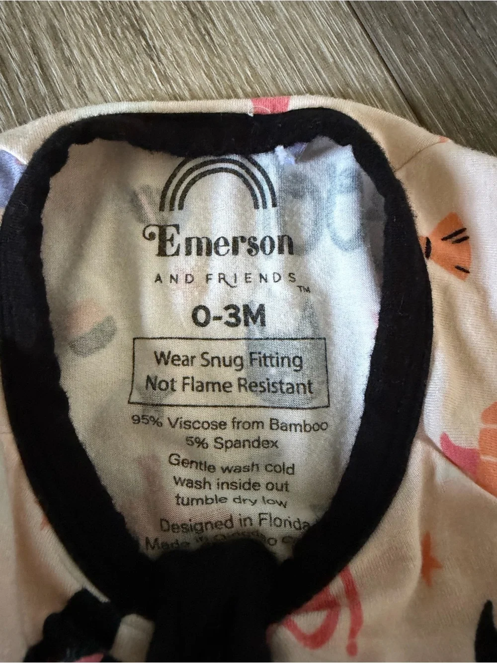 Emerson And Friends Bamboo Halloween Convertible Baby Pajamas